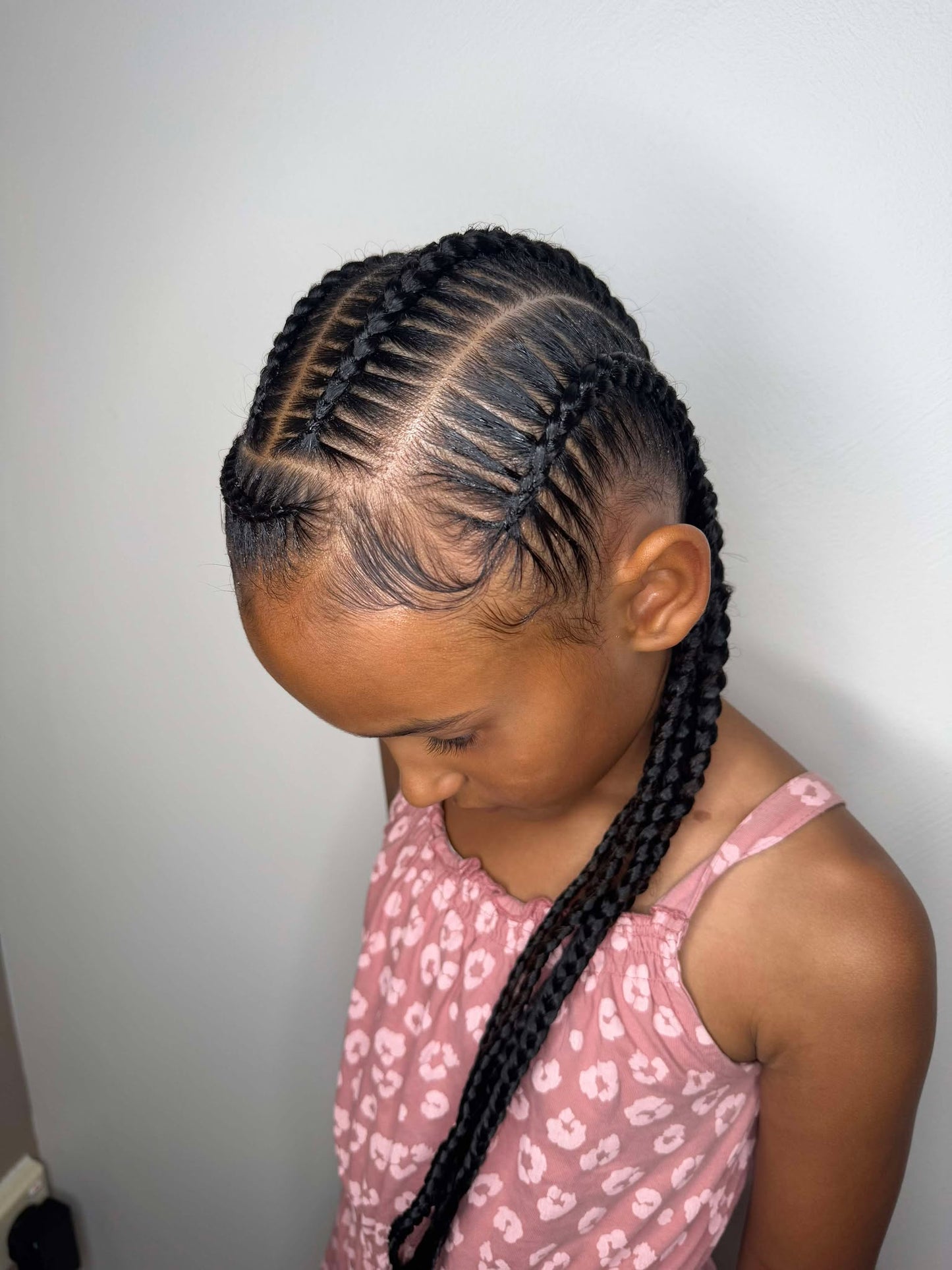 4 cornrows - no extension