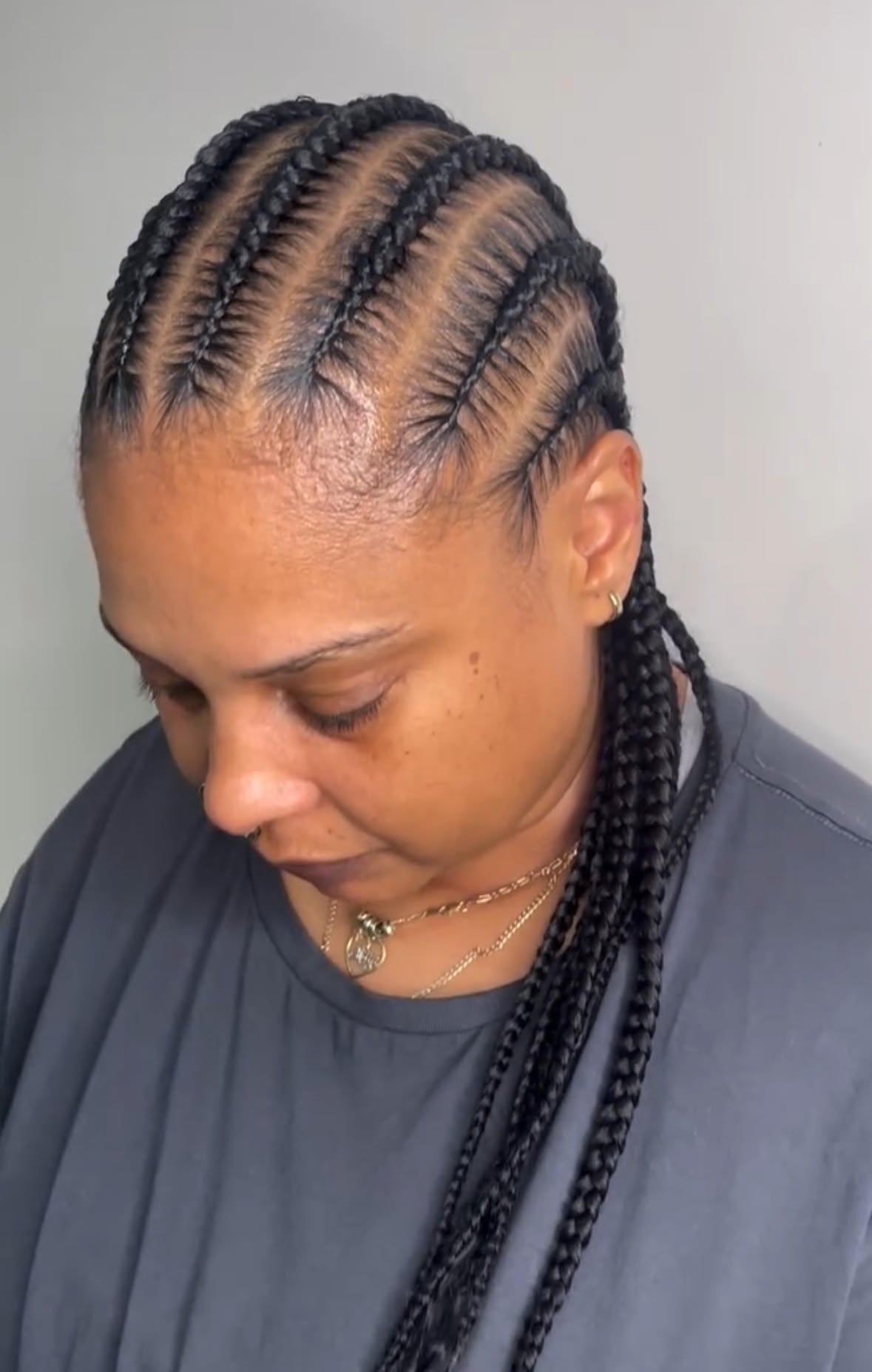8 cornrows - with extensions – Apex Braids
